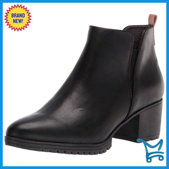 Size 11 Ankle Boots Slip-On Block Heel Sustainable Comfort